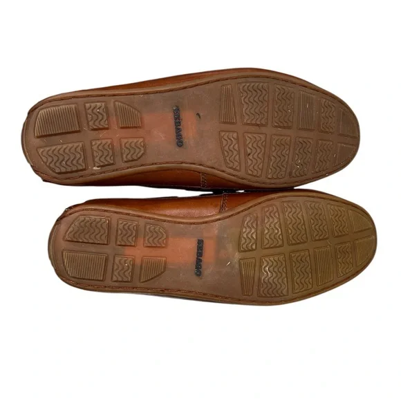 Sebago Bala Brown Leather Oiled Waxed Slip-on Loafers Shoes - Picture 5 of 5